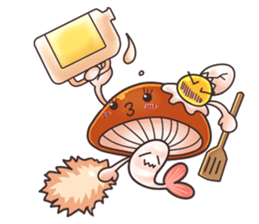Fried Egg Mushroom sticker #5496581