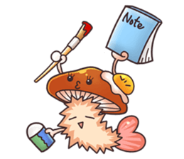 Fried Egg Mushroom sticker #5496585