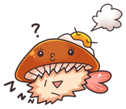 Fried Egg Mushroom sticker #5496586
