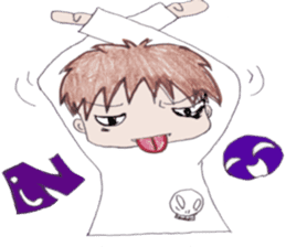 School life of Haru and Aki sticker #5496595