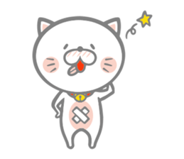 White round kitten sticker #5496791