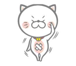 White round kitten sticker #5496792