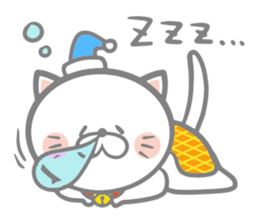 White round kitten sticker #5496799