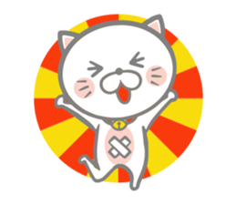 White round kitten sticker #5496810