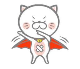 White round kitten sticker #5496825