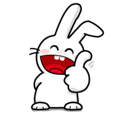 Tsai Tsai rabbit-Happy Life sticker #5497108
