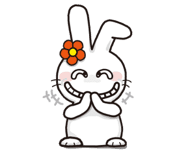 Tsai Tsai rabbit-Happy Life sticker #5497110