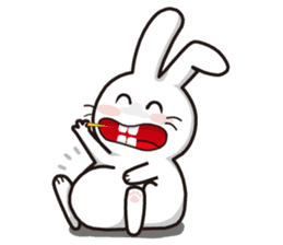 Tsai Tsai rabbit-Happy Life sticker #5497140