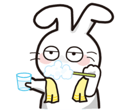 Tsai Tsai rabbit-Happy Life sticker #5497141