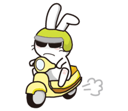 Tsai Tsai rabbit-Happy Life sticker #5497146