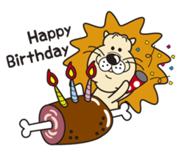 Pretty lion sticker #5497441