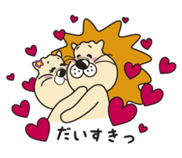 Pretty lion sticker #5497444