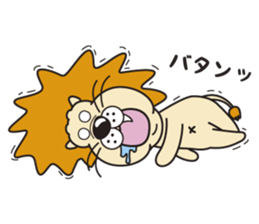 Pretty lion sticker #5497447