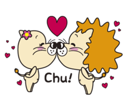 Pretty lion sticker #5497451