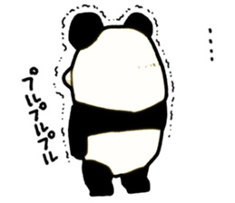 Bamboo is favorite food of the Panda sticker #5497684