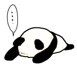 Bamboo is favorite food of the Panda sticker #5497686