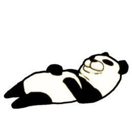 Bamboo is favorite food of the Panda sticker #5497693