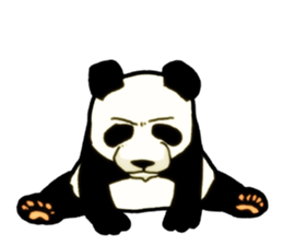 Bamboo is favorite food of the Panda sticker #5497696