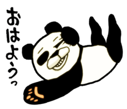 Bamboo is favorite food of the Panda sticker #5497703