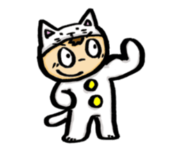 Little cat boy sticker #5497743