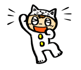 Little cat boy sticker #5497746