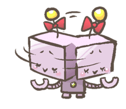 The chatty robot Kanako, 7 years old sticker #5498917
