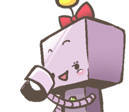 The chatty robot Kanako, 7 years old sticker #5498918