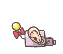 The chatty robot Kanako, 7 years old sticker #5498920