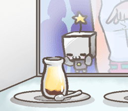 The chatty robot Kanako, 7 years old sticker #5498929