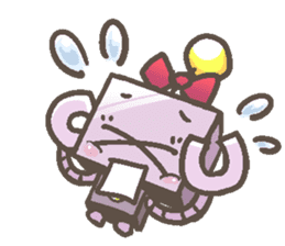 The chatty robot Kanako, 7 years old sticker #5498933