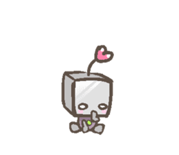 The chatty robot Kanako, 7 years old sticker #5498937