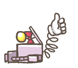 The chatty robot Kanako, 7 years old sticker #5498943