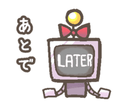 The chatty robot Kanako, 7 years old sticker #5498946
