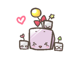 The chatty robot Kanako, 7 years old sticker #5498947