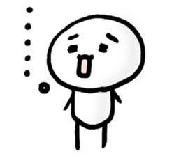 White kids sticker #5499623