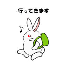 Because I'm a rabbit sticker #5500177