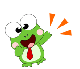 Always cheerful frog sticker #5501030