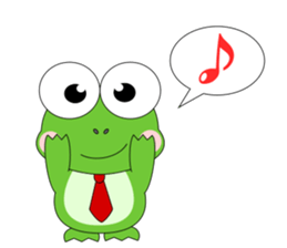 Always cheerful frog sticker #5501032
