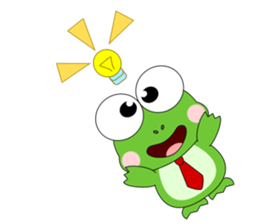 Always cheerful frog sticker #5501033