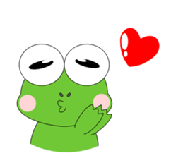 Always cheerful frog sticker #5501034