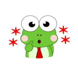 Always cheerful frog sticker #5501038