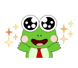 Always cheerful frog sticker #5501041