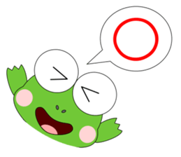 Always cheerful frog sticker #5501046