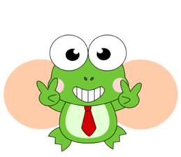 Always cheerful frog sticker #5501048
