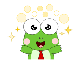 Always cheerful frog sticker #5501049