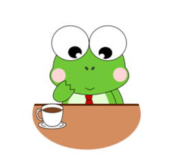 Always cheerful frog sticker #5501057