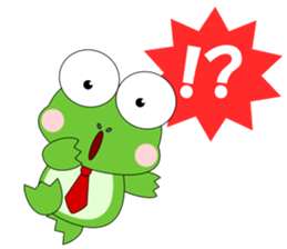 Always cheerful frog sticker #5501058