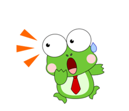 Always cheerful frog sticker #5501059