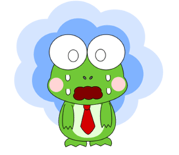 Always cheerful frog sticker #5501062