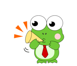 Always cheerful frog sticker #5501063